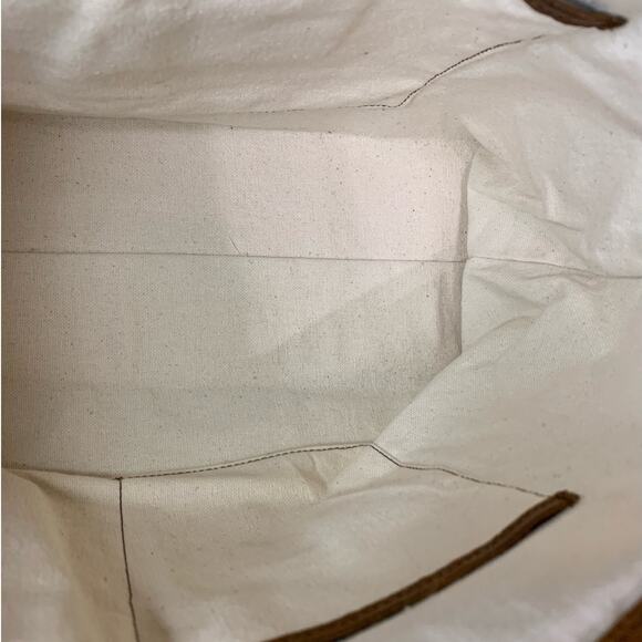 DARK'S Designs in Leather Tote American Bison Leather Made in USA - Picture 11 of 12